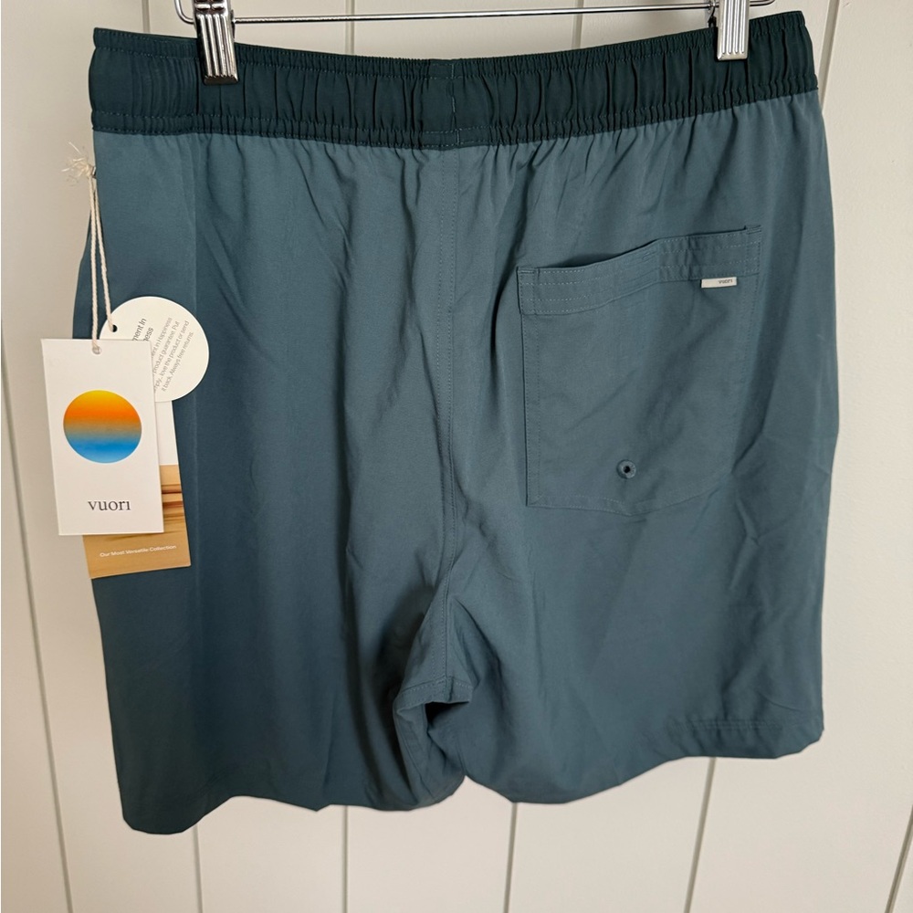 New Vuori Kore Lined Blue Athletic Shorts Medium - Picture 8 of 8